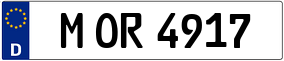 Truck License Plate